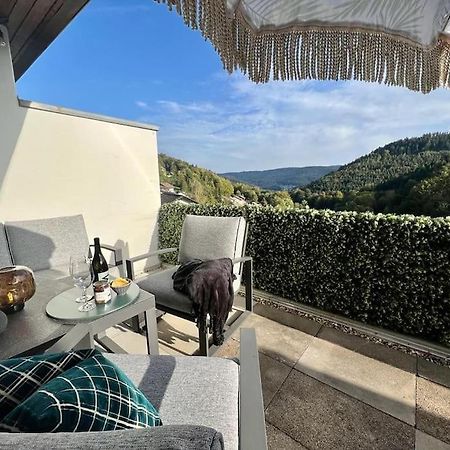 Wohnen Im Schwarzwald Mit Panoramablick Apartment Bad Herrenalb Exterior photo